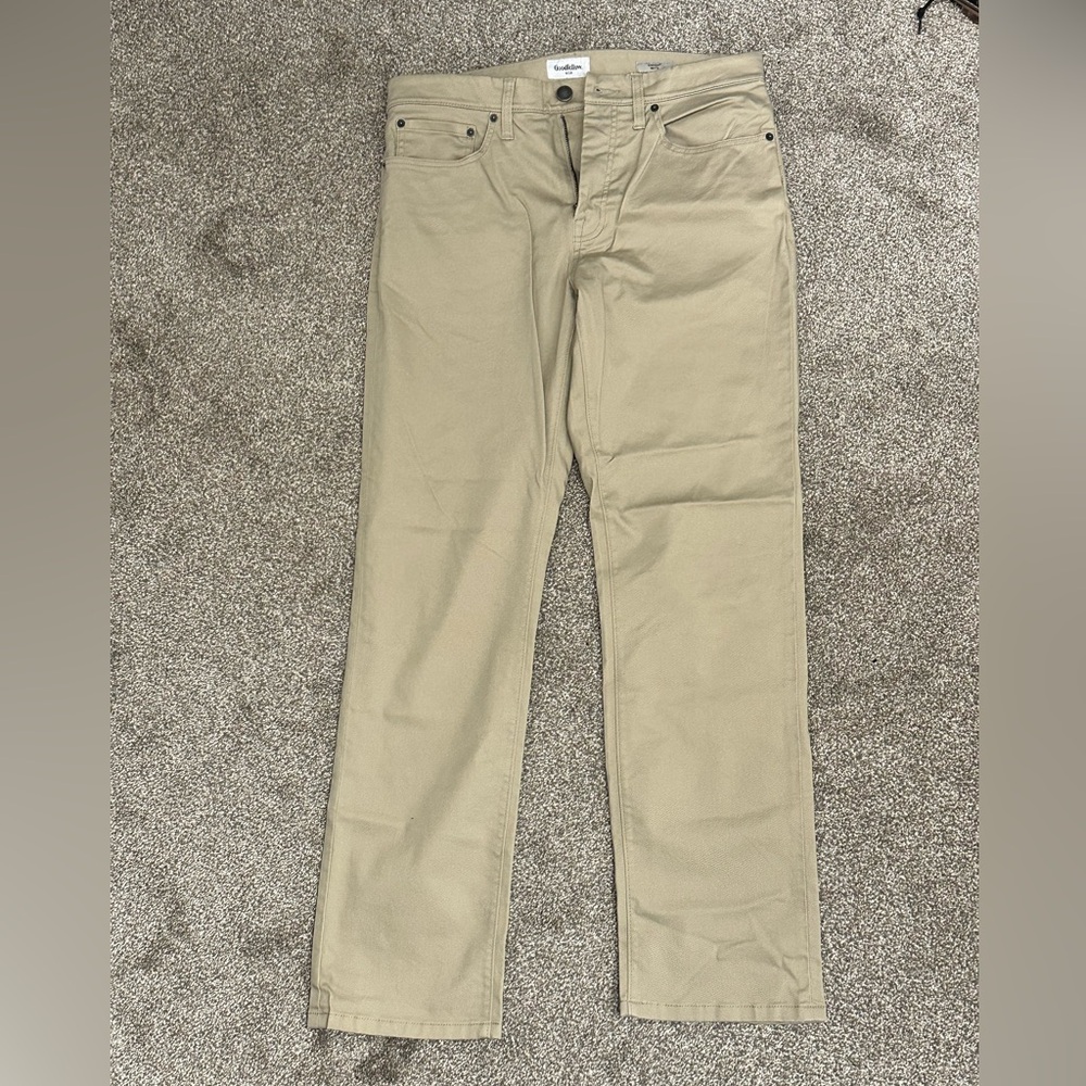 Goodfellow & Co Men's Tan Straight Jeans